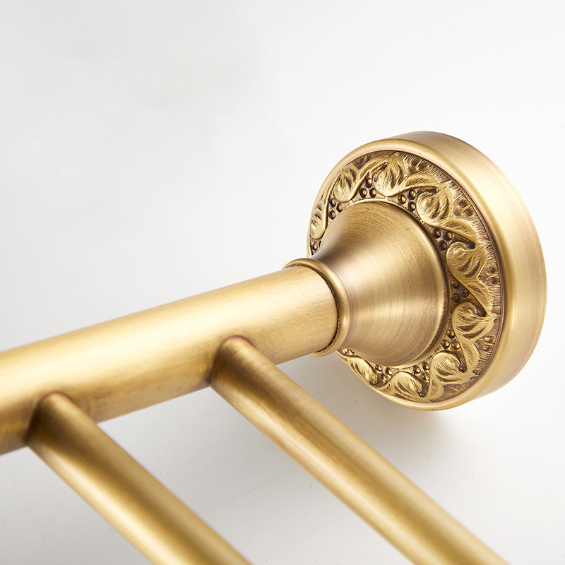 Lisslune | Modern Bathroom Accessory Set Paper Holder Bathroom Shelf Gold Bathroom Fittings Set