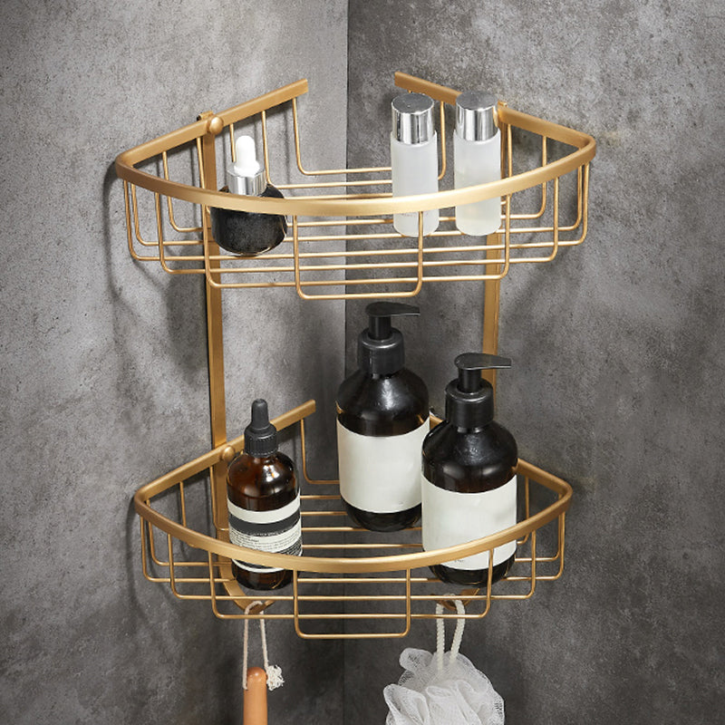 Lisslune | Modern Bathroom Accessory Set Paper Holder Bathroom Shelf Gold Bathroom Fittings Set