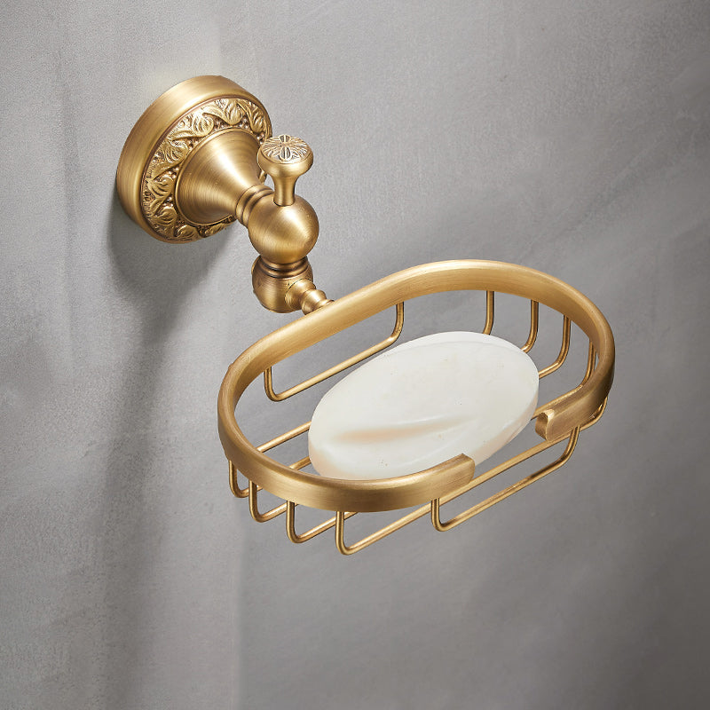 Lisslune | Modern Bathroom Accessory Set Paper Holder Bathroom Shelf Gold Bathroom Fittings Set