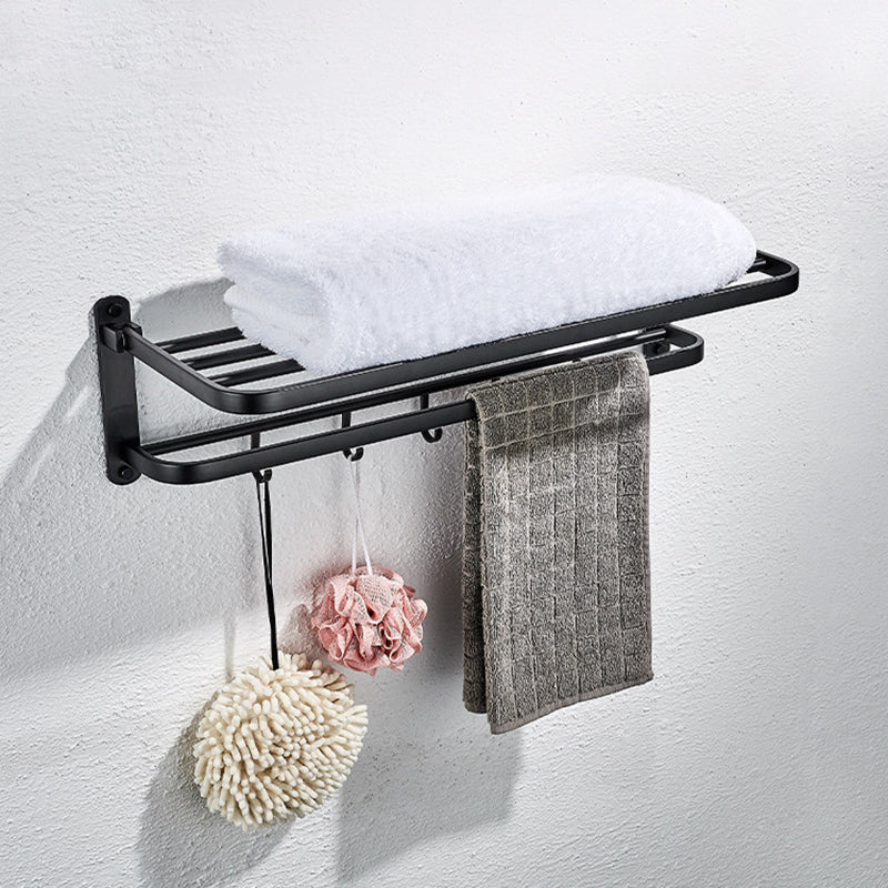 Lisslune | Modern black bathroom accessory set towel holder bathroom shelf bathroom faucet set