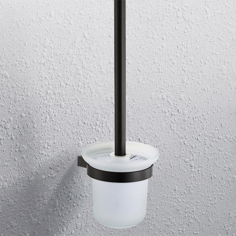 Lisslune | Modern black bathroom accessories set towel holder bathroom shelf bathroom faucet set