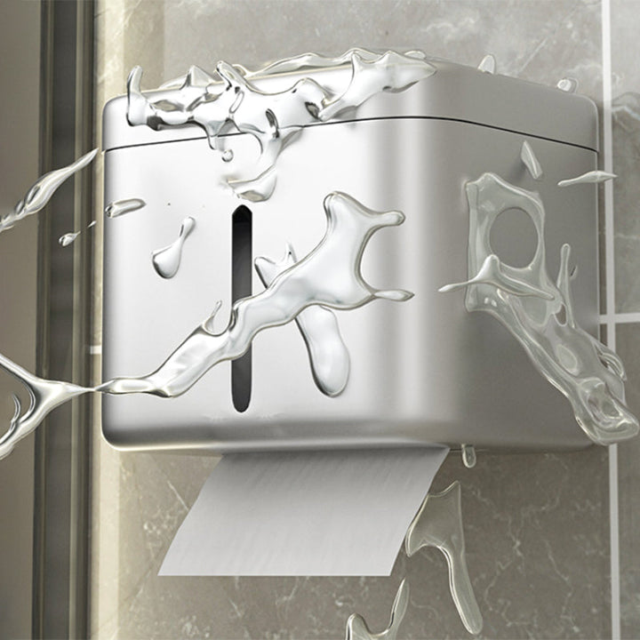 Lisslune | Modern Bath Accessory Set Silver Bathroom Shelf Towel Holder Bathroom Accessory Kit