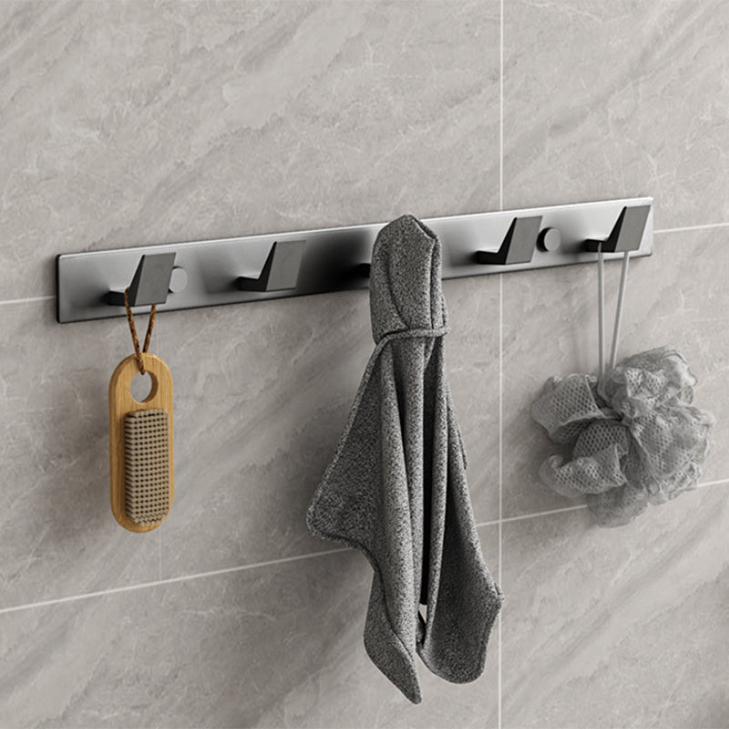 Lisslune | Modern Gray Bathroom Accessory Kit Paper Holder Bathroom Shelf Bathroom Hardware Set
