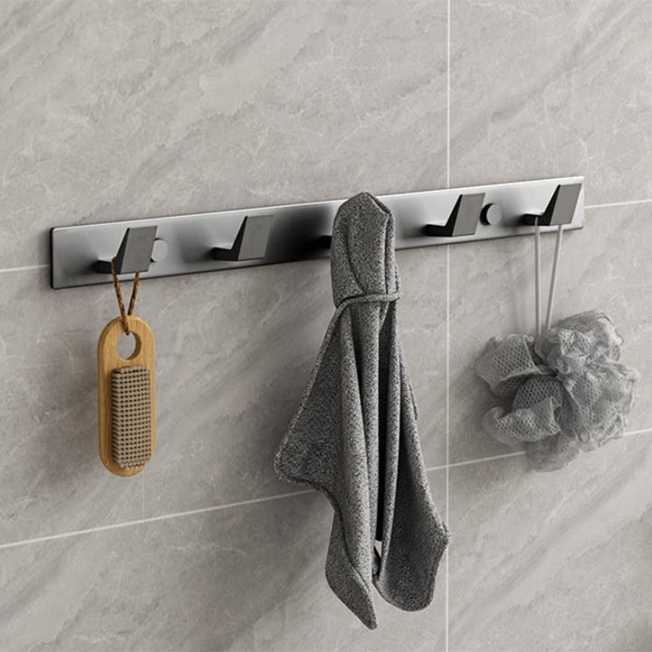 Lisslune | Modern Gray Bathroom Accessory Kit Paper Holder Bathroom Shelf Bathroom Hardware Set