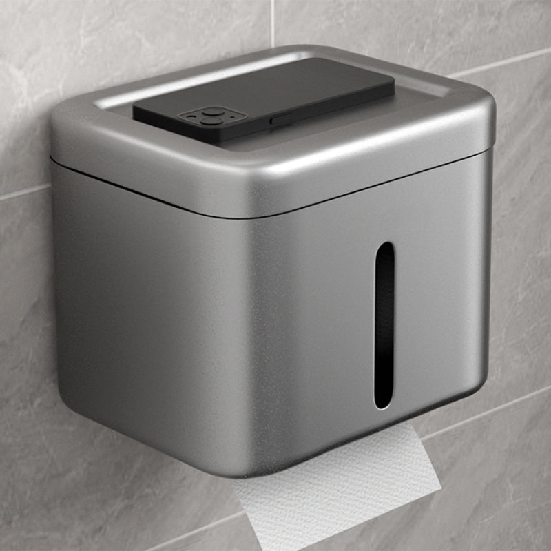 Lisslune | Modern Gray Bathroom Accessory Kit Paper Holder Bathroom Shelf Bathroom Hardware Set