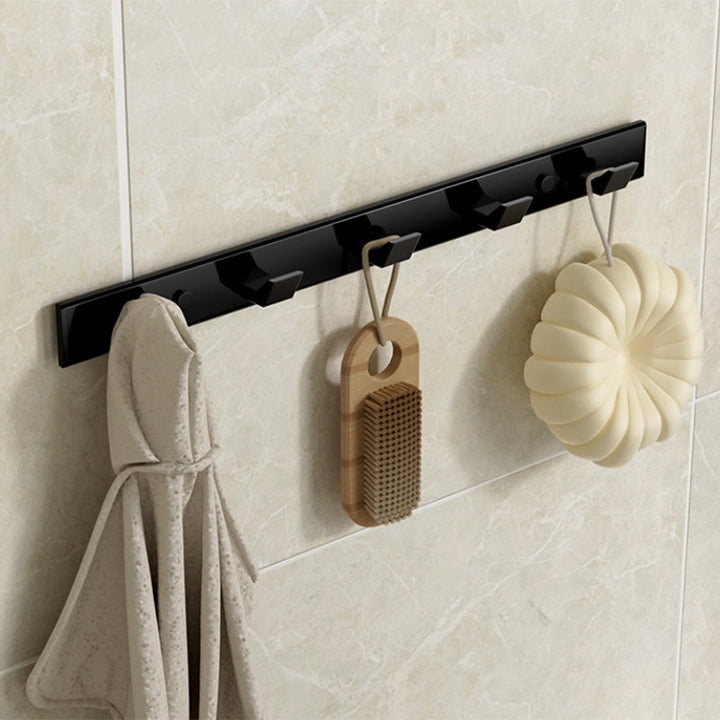 Lisslune | Modern Bathroom Set Towel Bar Paper Holder Black Bathroom Accessory Set