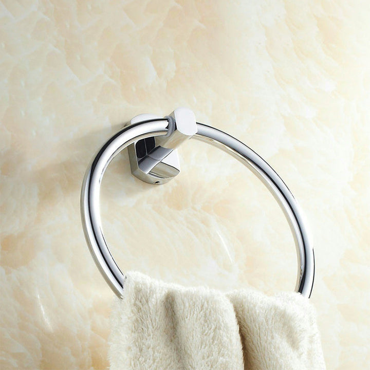 Lisslune | Modern bathroom accessory set paper holder towel bar stainless steel bathroom set