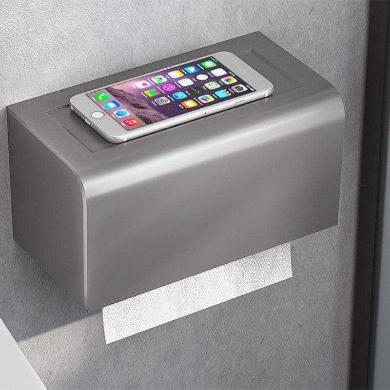Lisslune | Modern Bathroom Accessory Set Towel Bar Paper Holder Gray Bathroom Accessory Set