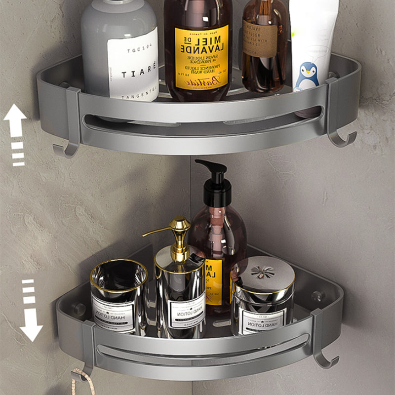 Lisslune | Modern Bathroom Accessory Set Towel Bar Paper Holder Gray Bathroom Accessory Set