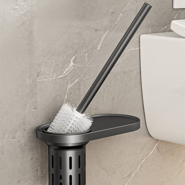 Lisslune | Modern bathroom accessory set bathroom shelf towel bar gray bath accessory set