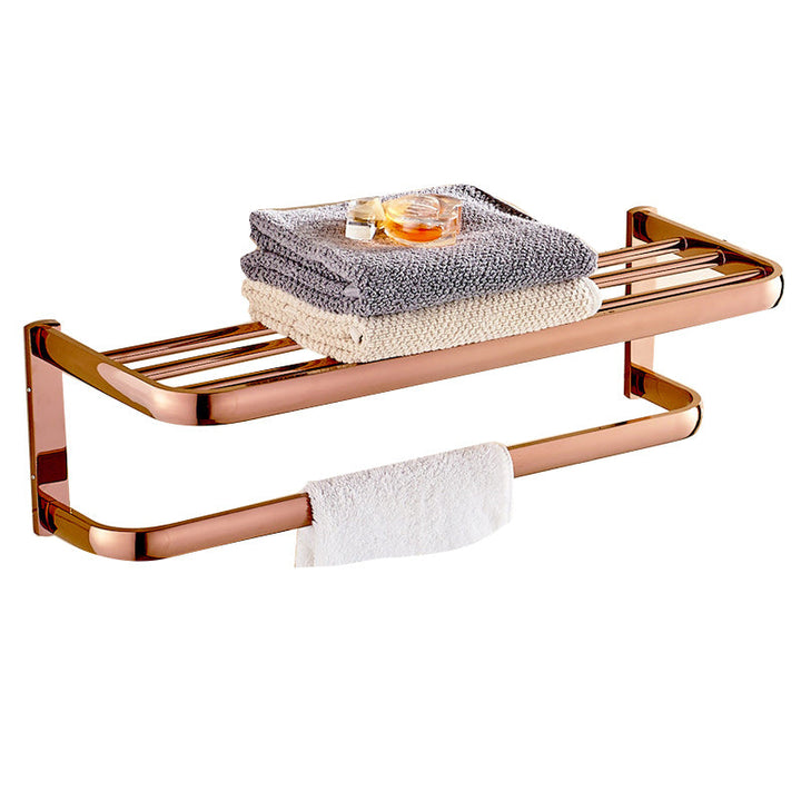 Lisslune | 6-piece Bathroom Accessory Set Vintage Brass Bath Hardware Set