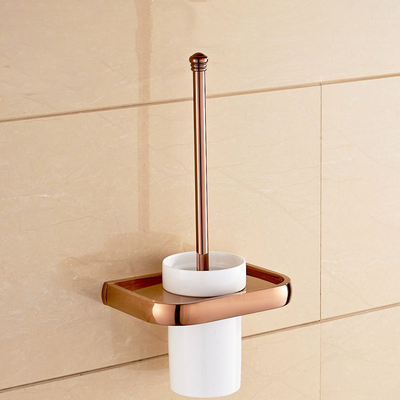 Lisslune | 6-piece Bathroom Accessory Set Vintage Brass Bath Hardware Set