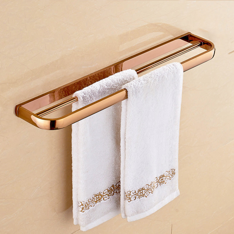 Lisslune | 6-piece Bathroom Accessory Set Vintage Brass Bath Hardware Set