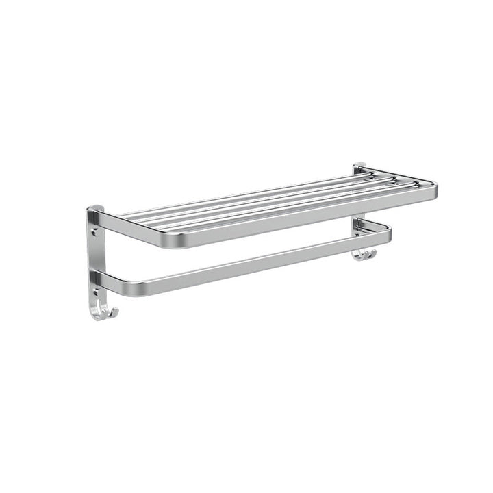 Lisslune | 7-piece Bathroom Accessory Set Modern Aluminum Bathroom Set in Silver