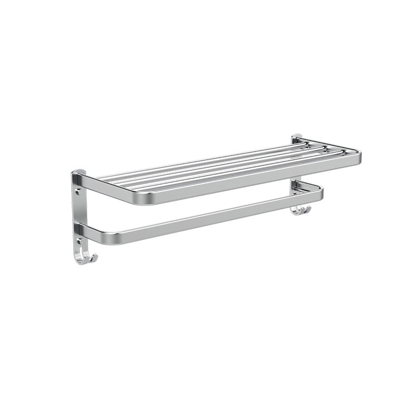 Lisslune | 7-piece Bathroom Accessory Set Modern Aluminum Bathroom Set in Silver