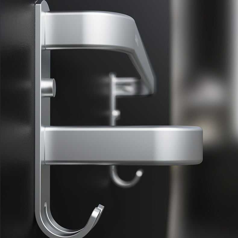 Lisslune | 7-piece Bathroom Accessory Set Modern Aluminum Bathroom Set in Silver