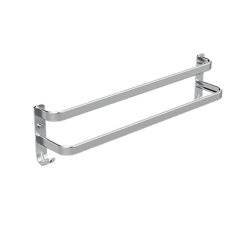 Lisslune | 7-piece Bathroom Accessory Set Modern Aluminum Bathroom Set in Silver