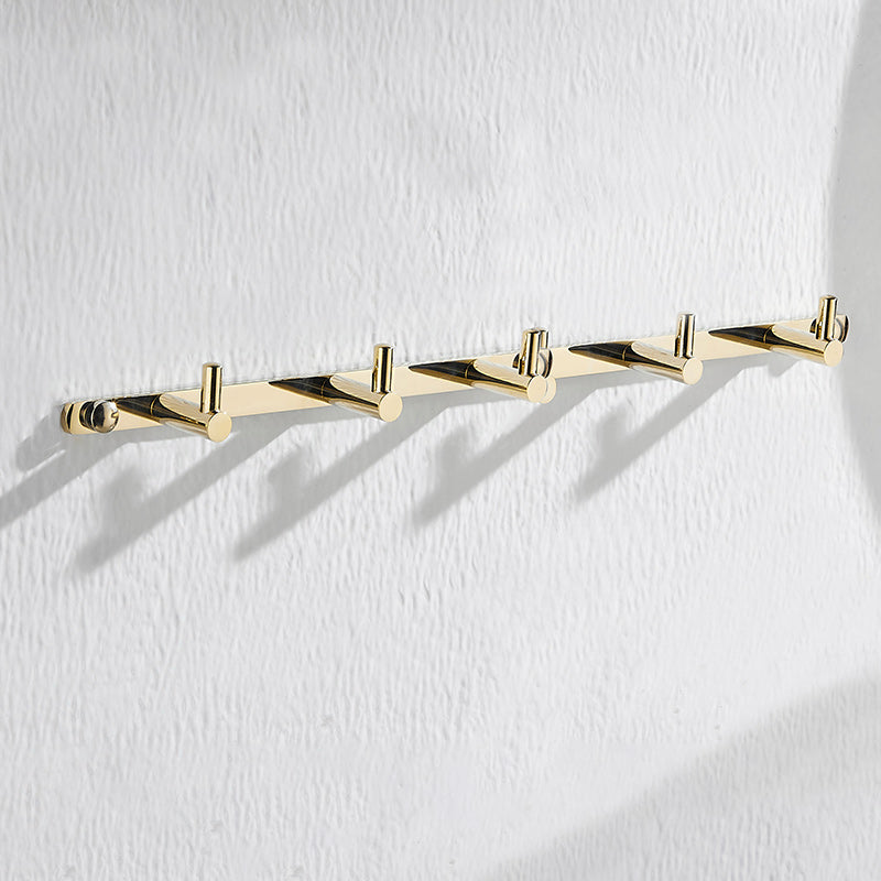 Lisslune | 4 Pieces Traditional Bathroom Accessory Set Brass Bathroom Set in Matte Gold
