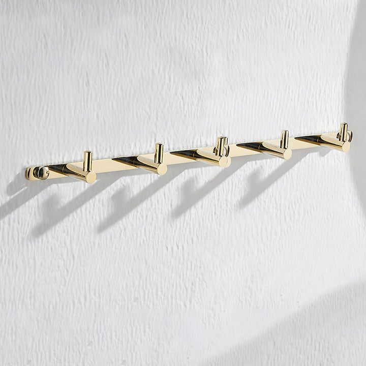 Lisslune | 4 Pieces Traditional Bathroom Accessory Set Brass Bathroom Set in Matte Gold