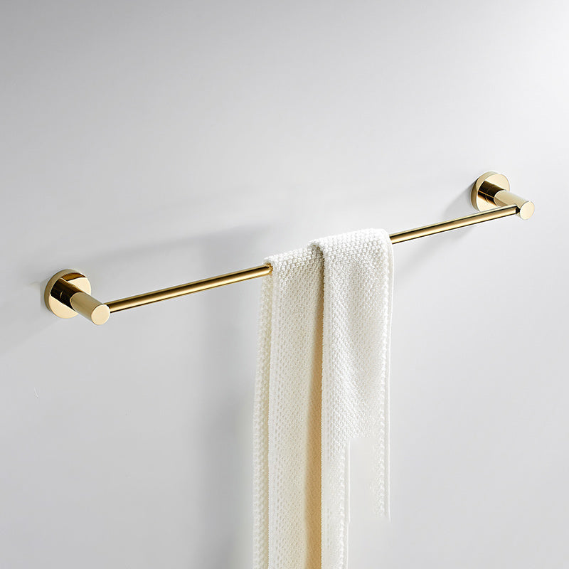 Lisslune | 4 Pieces Traditional Bathroom Accessory Set Brass Bathroom Set in Matte Gold