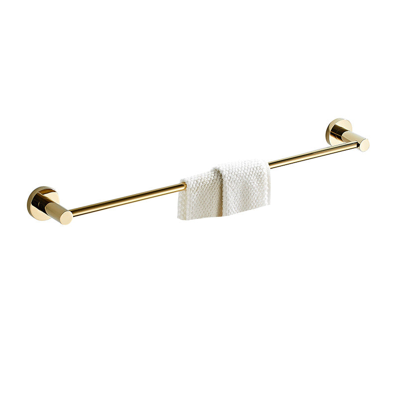Lisslune | 4 Pieces Traditional Bathroom Accessory Set Brass Bathroom Set in Matte Gold