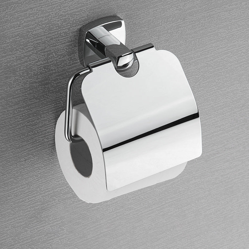 Lisslune | Polished Chrome Modernism Bathroom Accessory Set Bath Shelf / Towel Bar / Bathrobe Hook Included