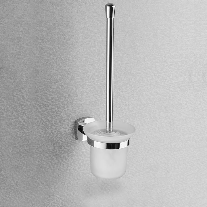 Lisslune | Polished Chrome Modernism Bathroom Accessory Set Bath Shelf / Towel Bar / Bathrobe Hook Included