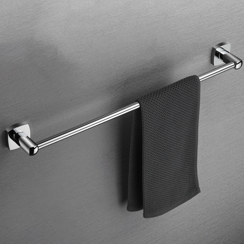 Lisslune | Polished Chrome Modernism Bathroom Accessory Set Bath Shelf / Towel Bar / Bathrobe Hook Included