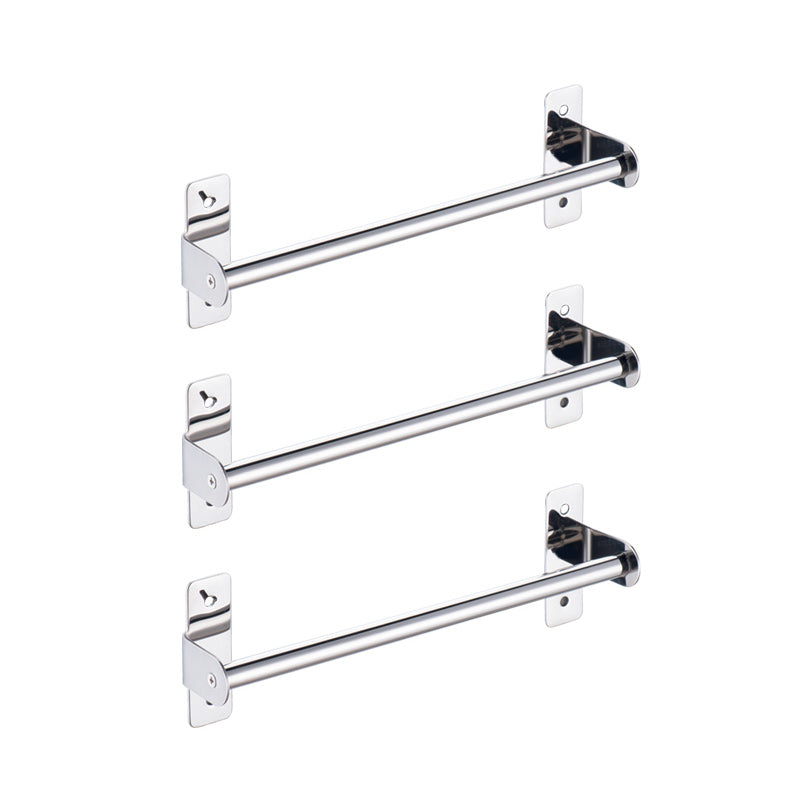 Lisslune | 3-piece stainless steel bathroom accessory set Modern chrome object stand