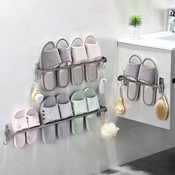 Lisslune | 3-piece stainless steel bathroom accessory set Modern chrome object stand