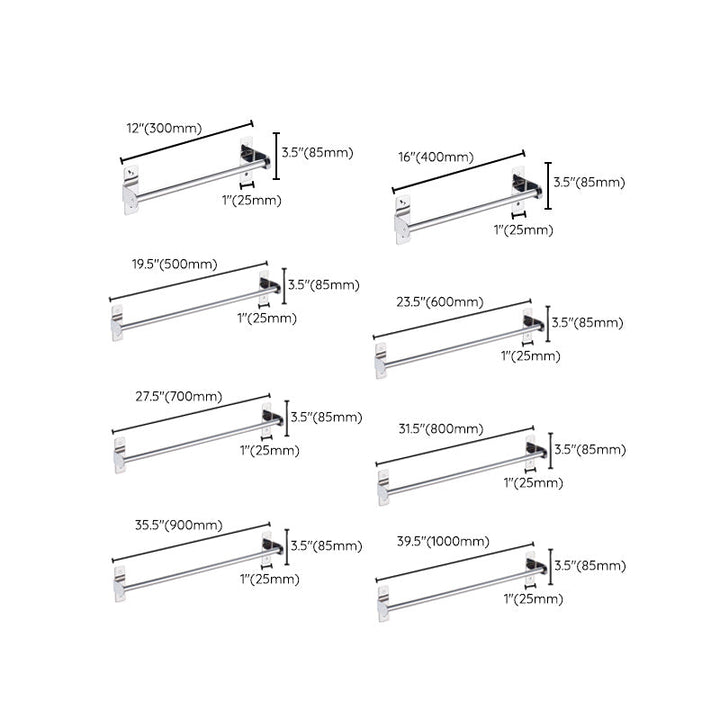 Lisslune | 3-piece stainless steel bathroom accessory set Modern chrome object stand