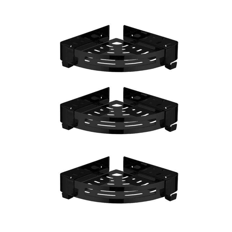 Lisslune | Modern Stainless Steel Bathroom Accessory Set Rectangular & Triangle Bathroom Shelf