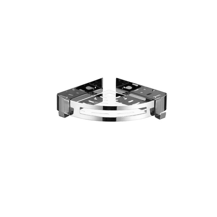 Lisslune | Modern Stainless Steel Bathroom Accessory Set Rectangular & Triangle Bathroom Shelf