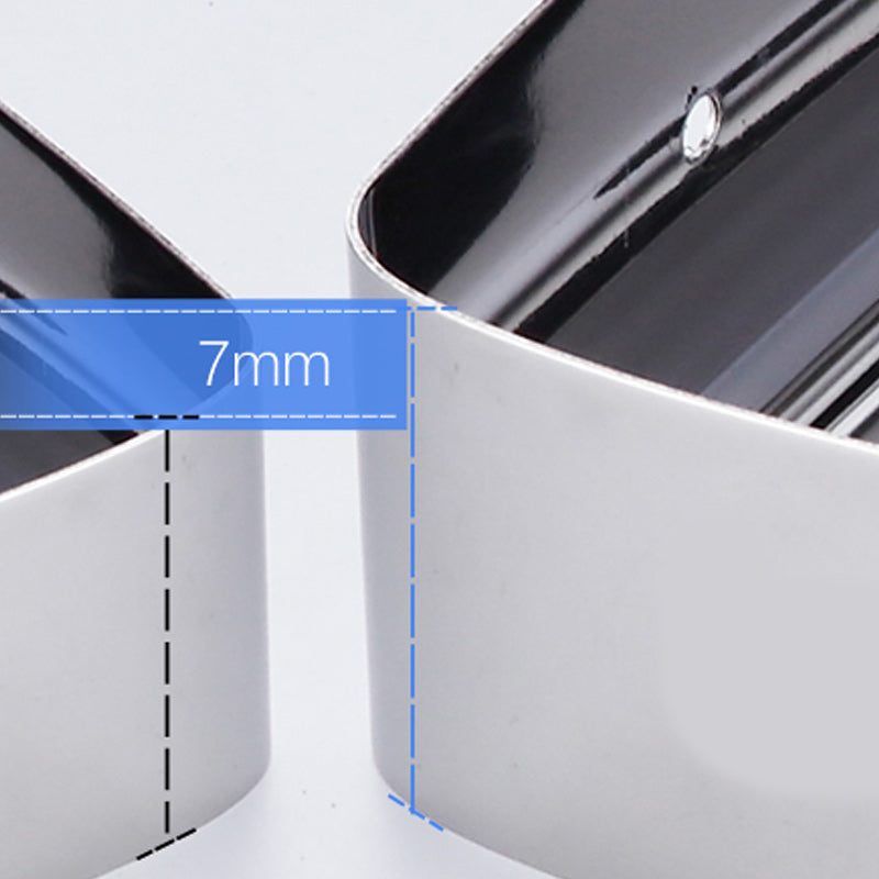 Lisslune | Modern Stainless Steel Bathroom Accessory Set Rectangular & Triangle Bathroom Shelf