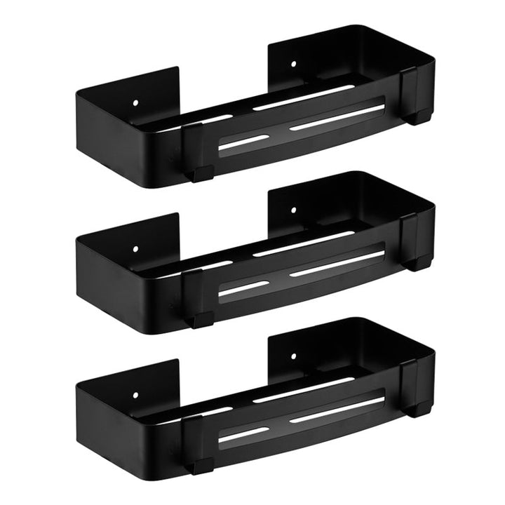 Lisslune | Modern Stainless Steel Bathroom Accessory Set Rectangular & Triangle Bathroom Shelf