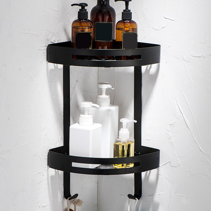 Lisslune | Modern Stainless Steel Bathroom Accessory Set Rectangular & Triangle Bathroom Shelf