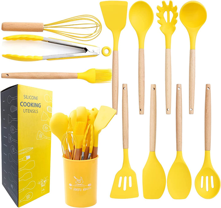 Lisslune | 12-piece Silicone Cookware Set