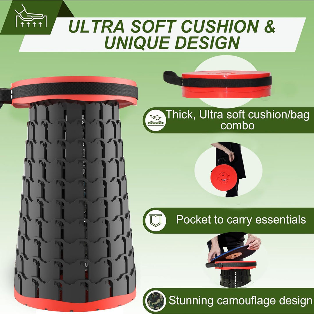 Lisslune | Collapsible Stool with Cushion – SitMax