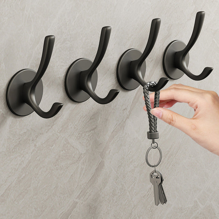 Lisslune | 10-piece Bathroom Accessory Set Modern Matt Gray Bathrobe Hooks