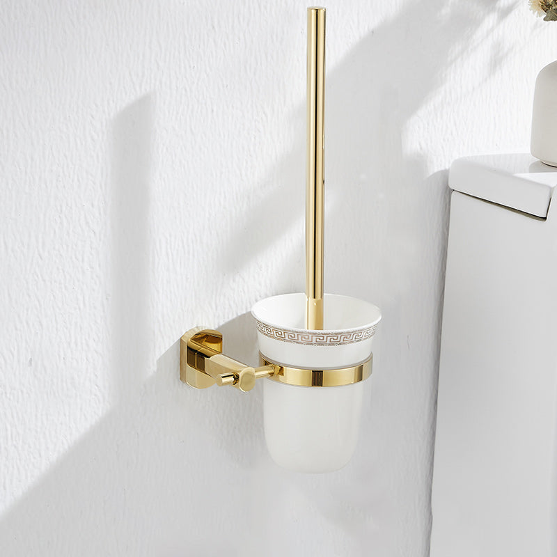 Lisslune | 2-piece metal bathroom accessory set traditional toilet brush and holder set