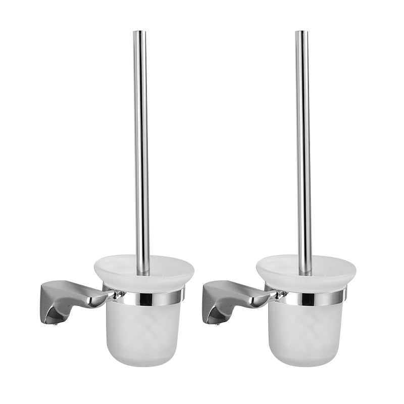 Lisslune | 2-piece metal bathroom accessory set traditional toilet brush and holder set