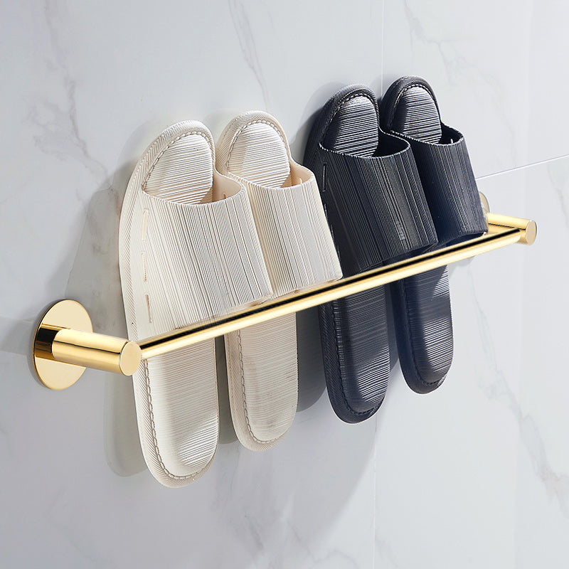 Lisslune | 2-piece bathroom accessory set modern stainless steel slipper rack