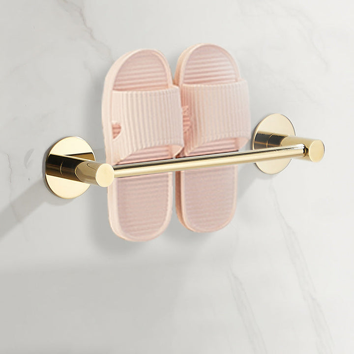 Lisslune | 2-piece bathroom accessory set modern stainless steel slipper rack