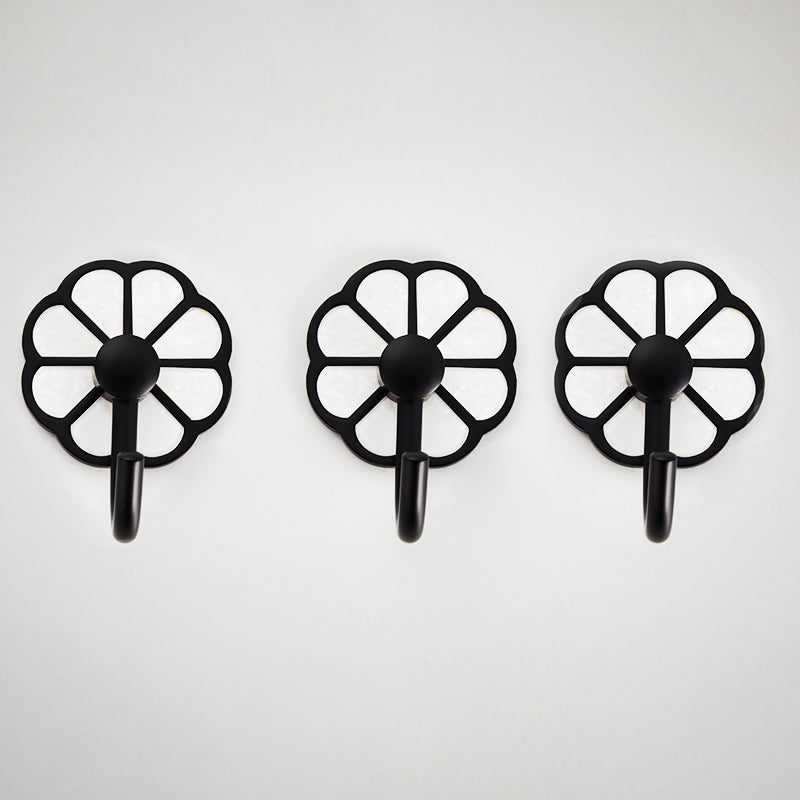 Lisslune | Polished 10-piece bathroom accessory set metal corrosion-resistant bathrobe hooks