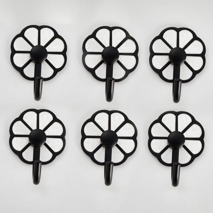 Lisslune | Polished 10-piece bathroom accessory set metal corrosion-resistant bathrobe hooks