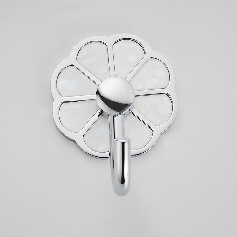 Lisslune | Polished 10-piece bathroom accessory set metal corrosion-resistant bathrobe hooks