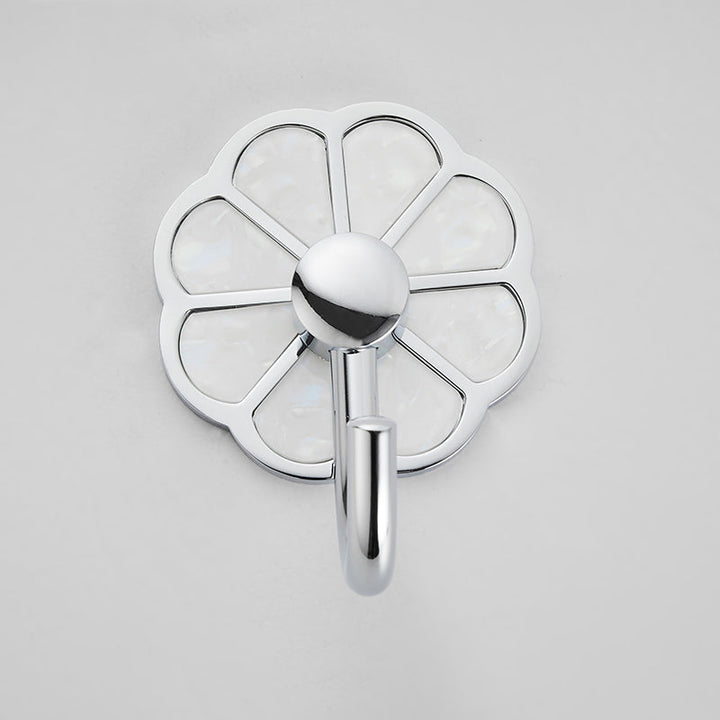 Lisslune | Polished 10-piece bathroom accessory set metal corrosion-resistant bathrobe hooks