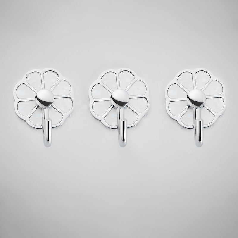 Lisslune | Polished 10-piece bathroom accessory set metal corrosion-resistant bathrobe hooks