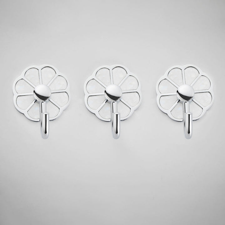 Lisslune | Polished 10-piece bathroom accessory set metal corrosion-resistant bathrobe hooks