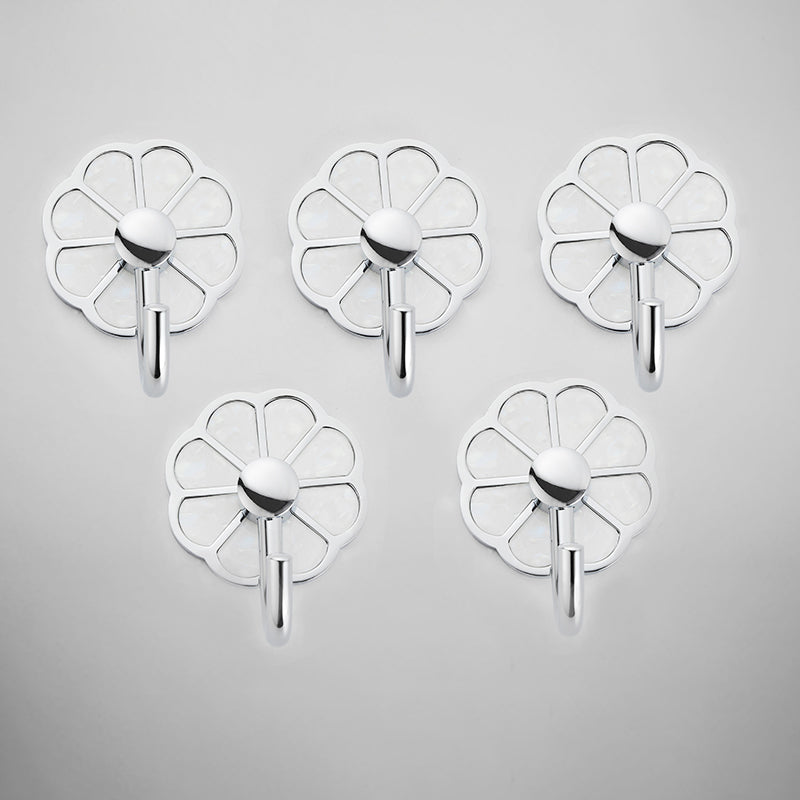 Lisslune | Polished 10-piece bathroom accessory set metal corrosion-resistant bathrobe hooks